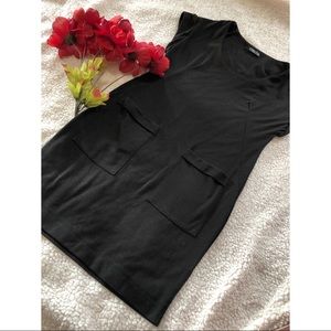 Black T-Shirt Style Dress 🖤